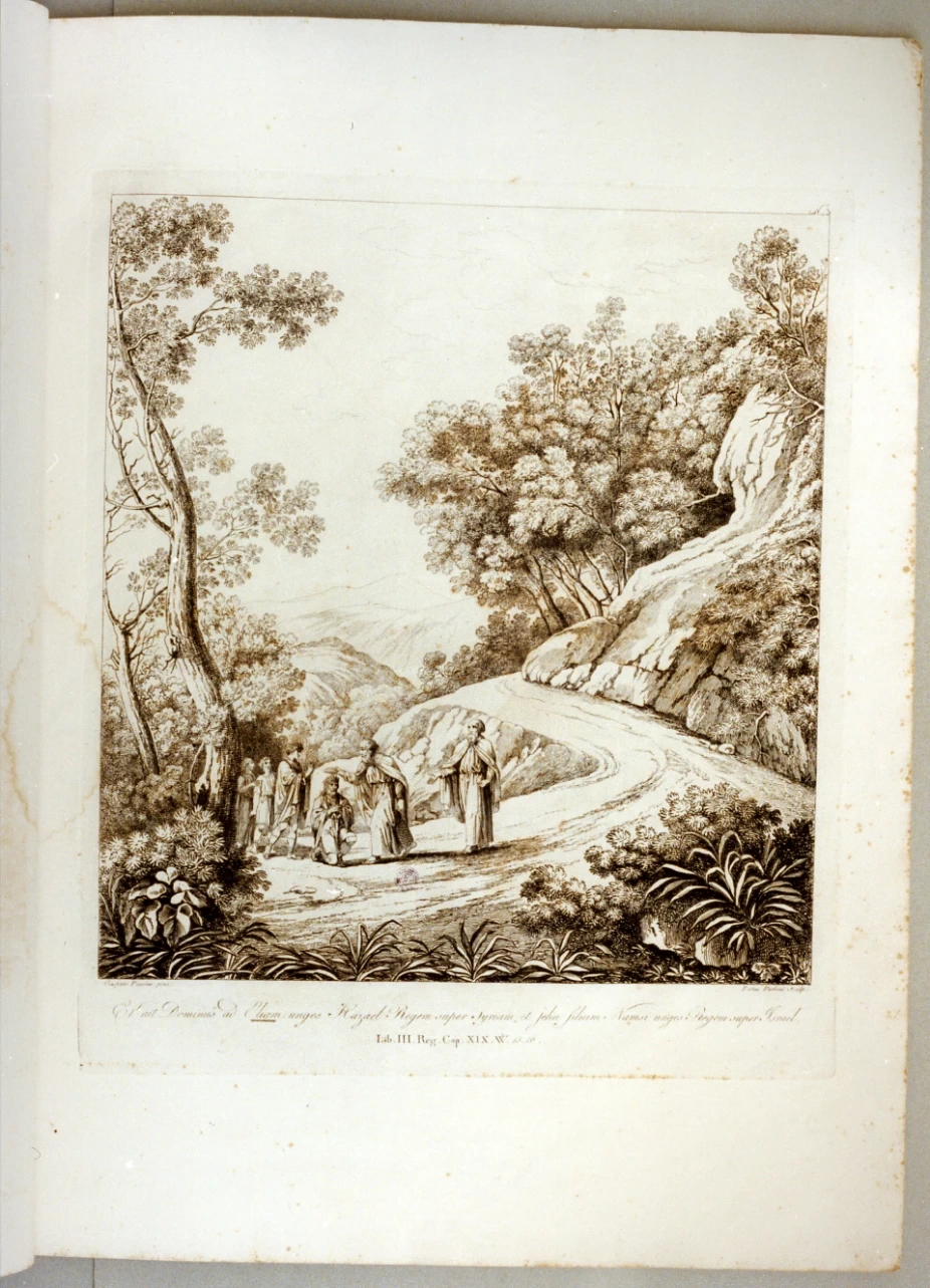 Gaspar Dughet detto Pussino - Eliseo unge Iehu, Certosa e museo di San Martino, Napoli 1